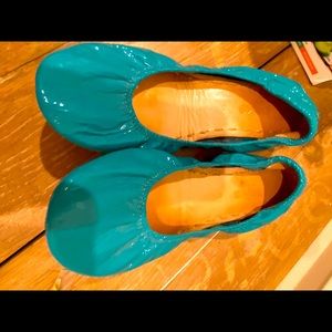 Signature Tiek Blue Patent Tieks!